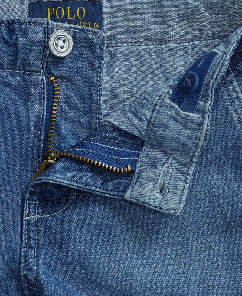 Girls' 2T-6X Zip-Fly Denim Shorts