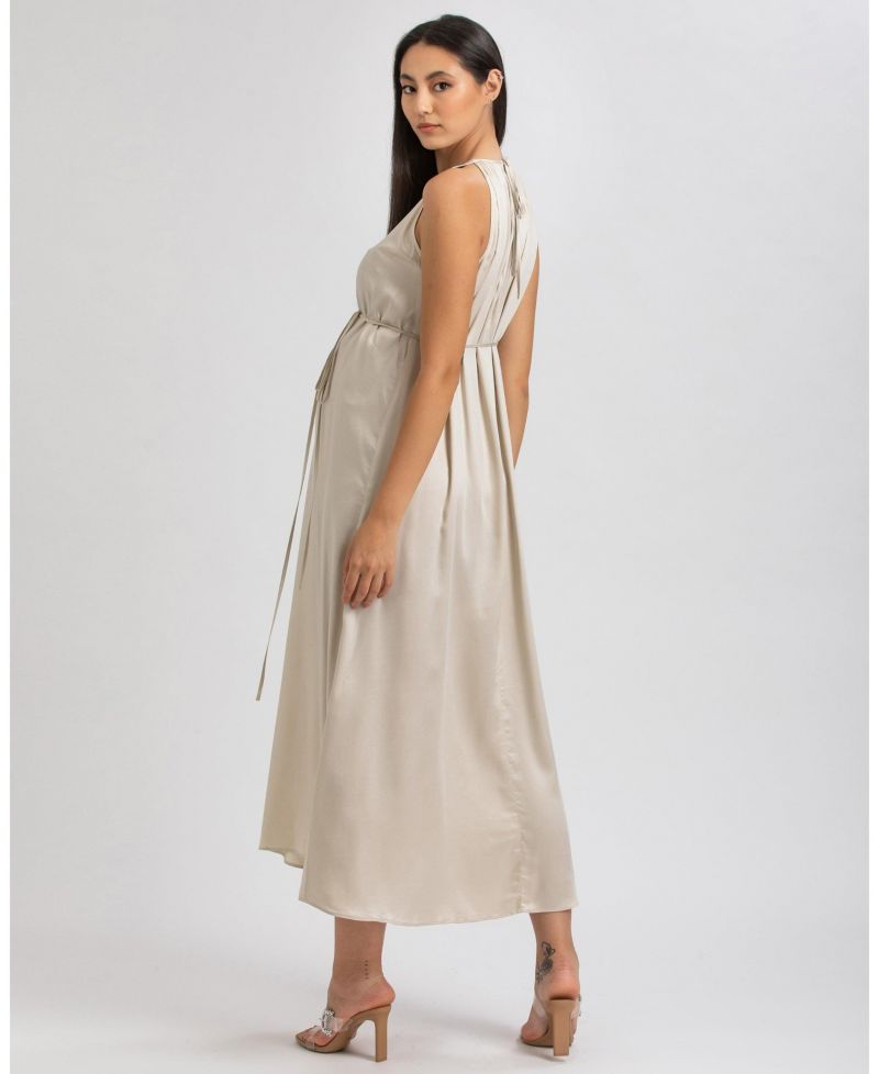 Women's PIETRO BRUNELLI Clarissa Sleeveless Satin Dress