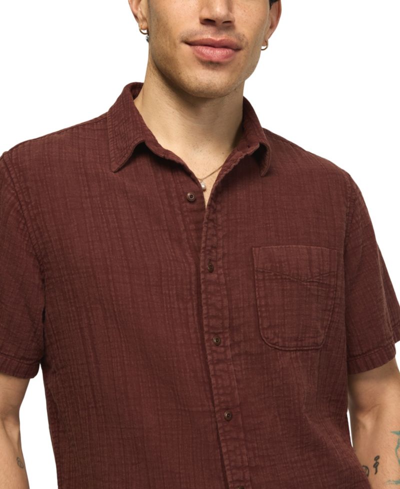 Men's Double Gauze Short-Sleeve Shirt