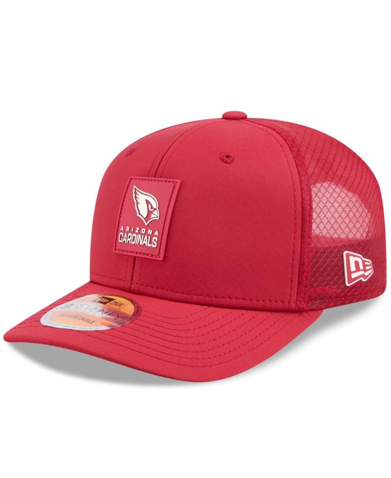 Men's Cardinal Arizona Cardinals 2025 Sideline 9SEVENTY Trucker Adjustable Hat