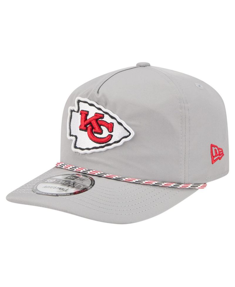 Men's Gray Kansas City Chiefs Rope 19TWENTY Hat