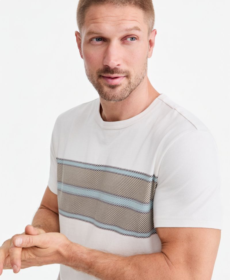 Men's Jim Chest Stripe Graphic T-Shirt