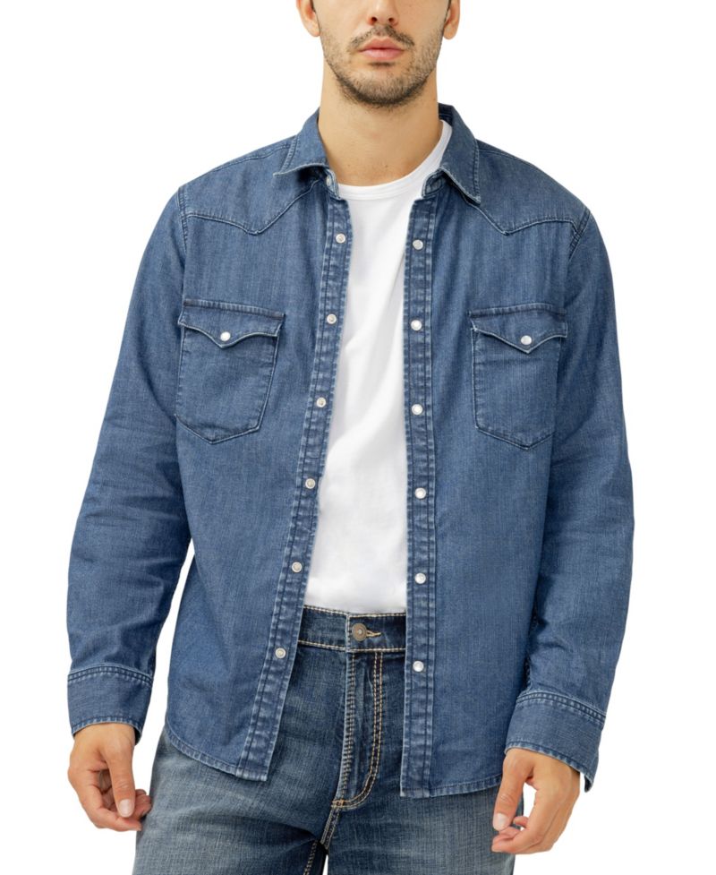 Men's Denim Western Shirt