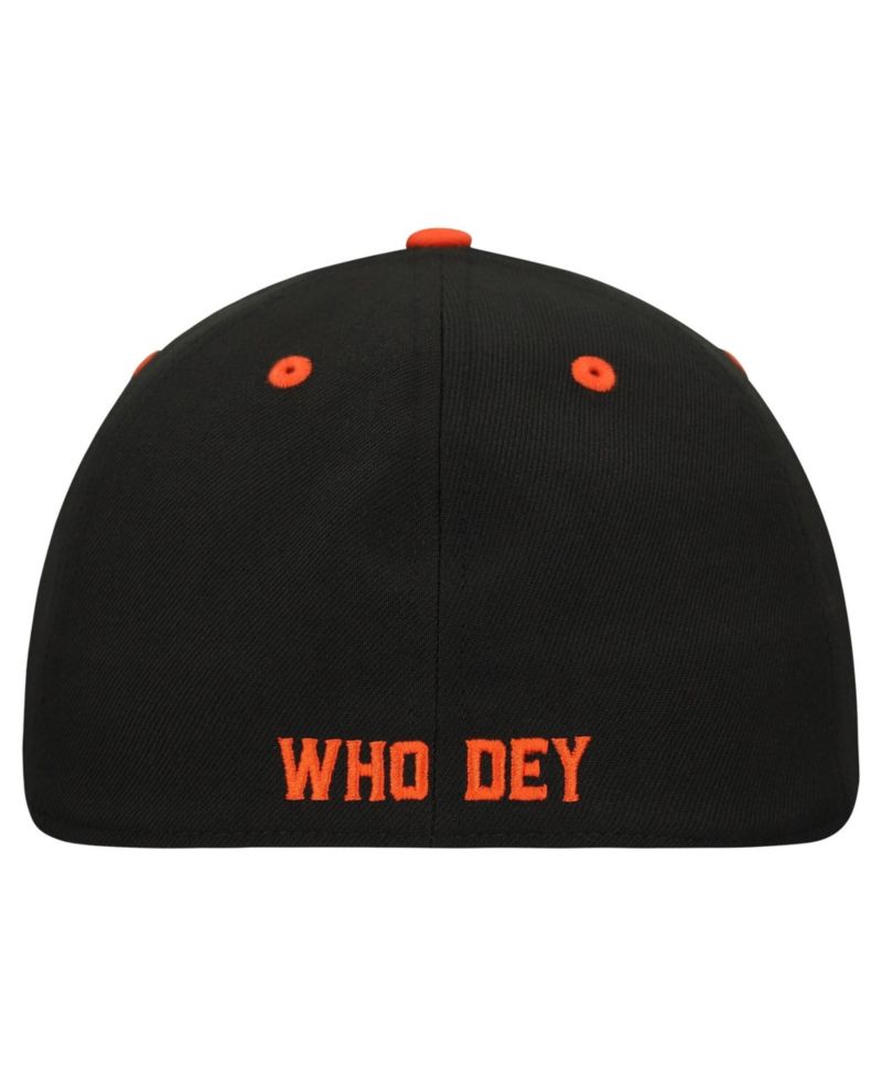 Men's Black Cincinnati Bengals STREAK Season Ticket Member 39THIRTY Flex Hat