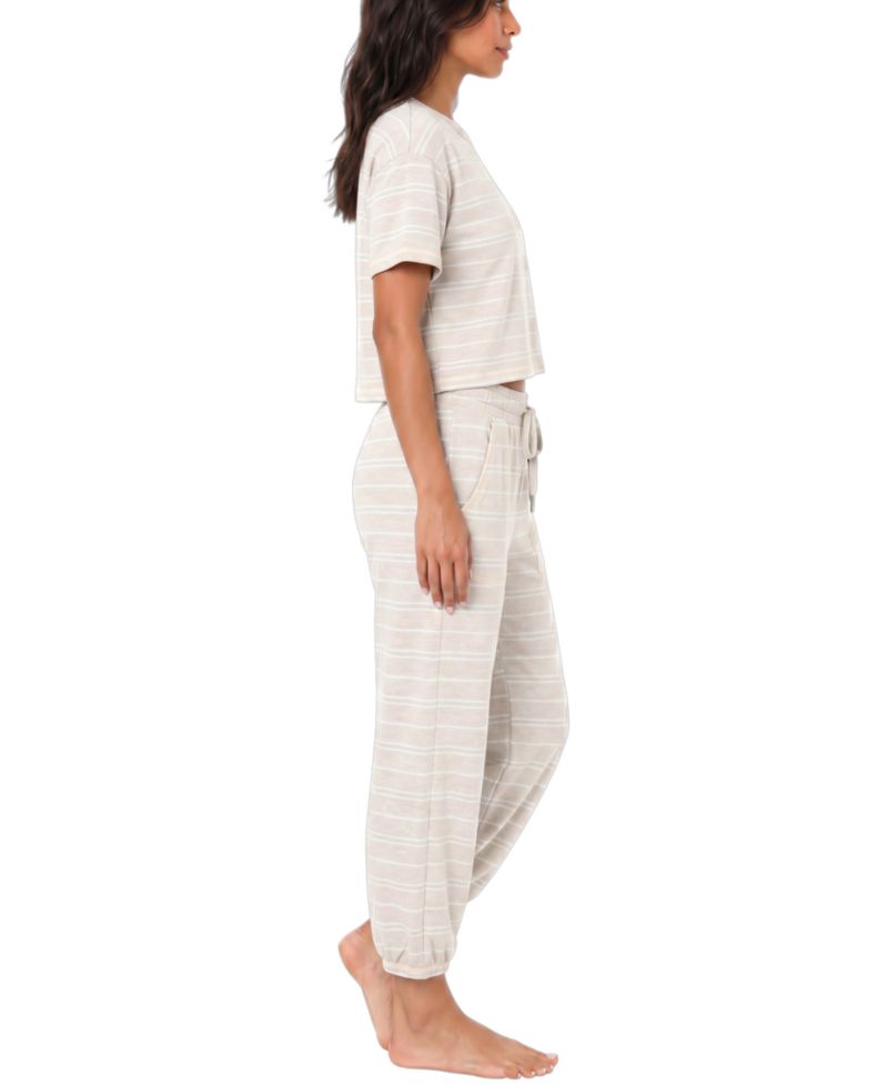 Women's Boxy Tee and Barrel Leg Pajama Set