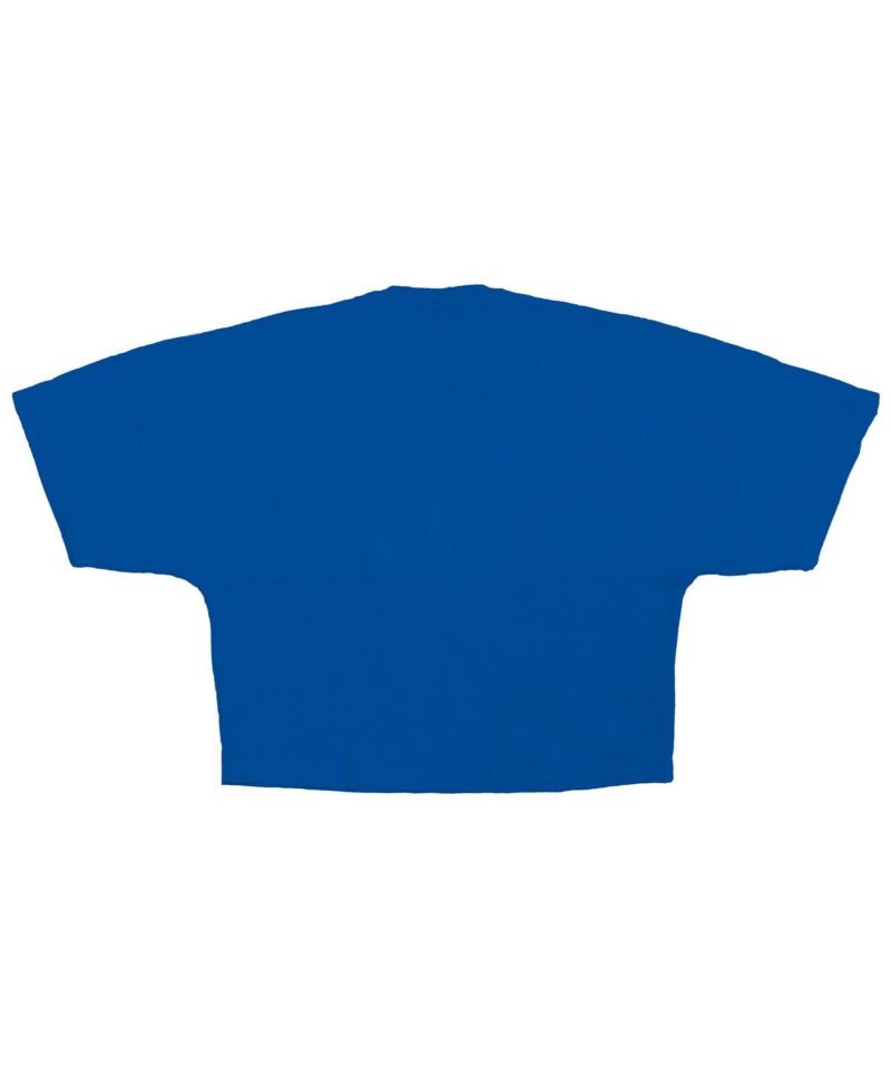 Women's Royal New York Mets Skyline Crop T-Shirt