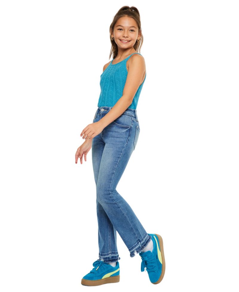 Big Girls Bibi High Rise Crop Bootcut Jeans