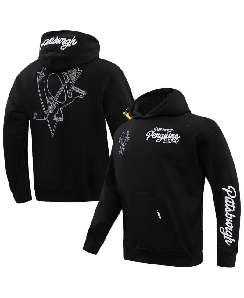 Men's Black Pittsburgh Penguins Paint the City Pullover Hoodie