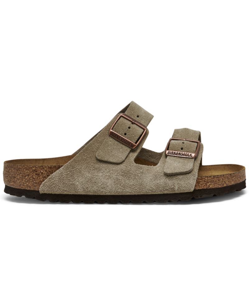 Men's Arizona Suede Leather Soft Footbed Casual Sandals from Finish Line