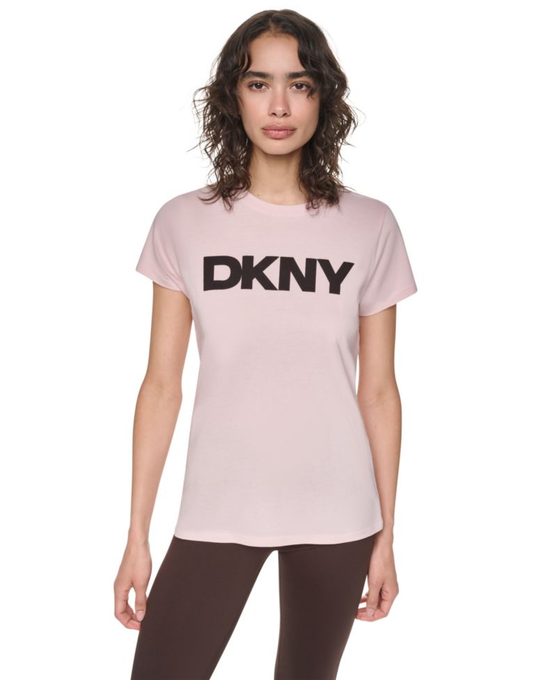 Women's Flocked Logo Crewneck T-Shirt