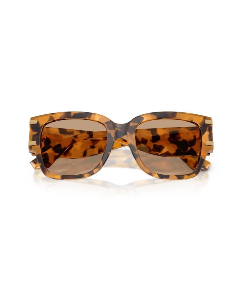 Women's DG4563 Square Tortoise Shell Print Sunglasses