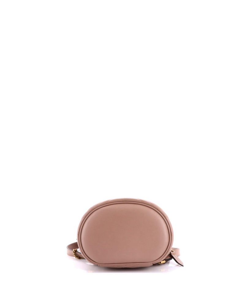 Mini GG Marmont Vanity Backpack Matelasse Leather