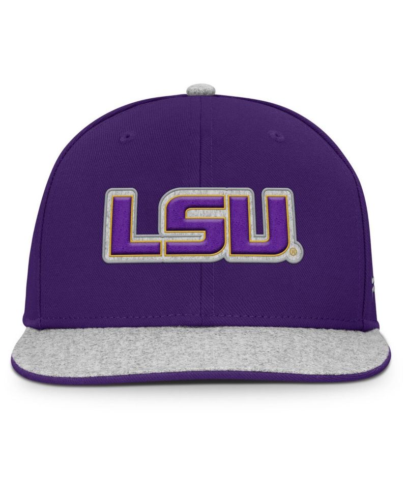 Men's Purple LSU Tigers Loden Snapback Hat