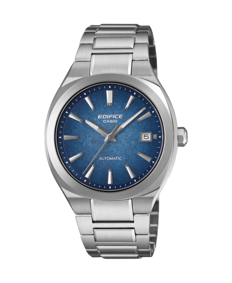 Edifice Men's Silver Stainless Steel Automatic Watch 38mm
