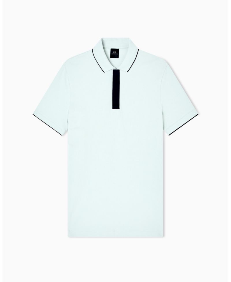 Men's Grosgrain Logo Polo Shirt