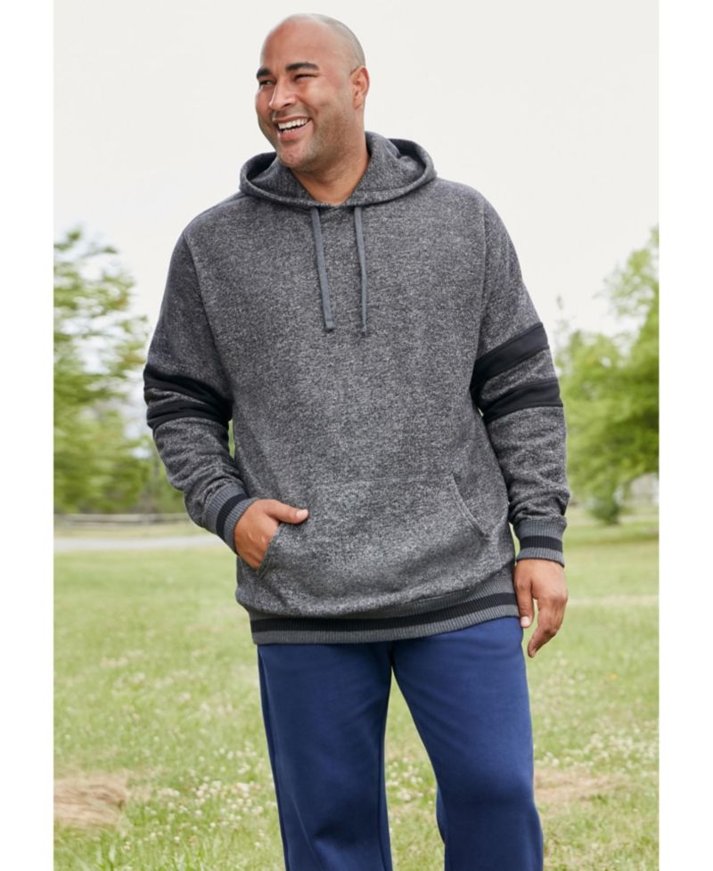 Big & Tall Coaches Collection Colorblocked Pullover Hoodie