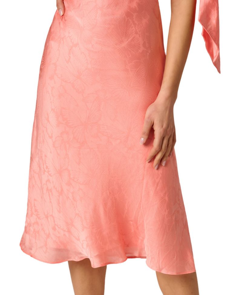 Women's Woven Jacquard Midi Dress
