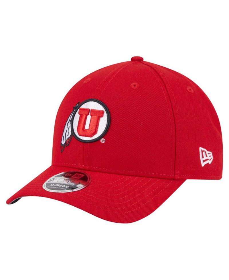 Men's Red Utah Utes Team Collective 9FORTY M-Crown Adjustable Hat