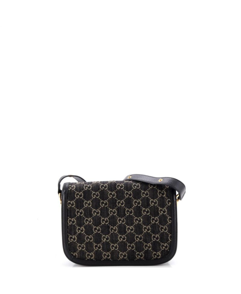 Small Horsebit 1955 Shoulder Bag GG Denim