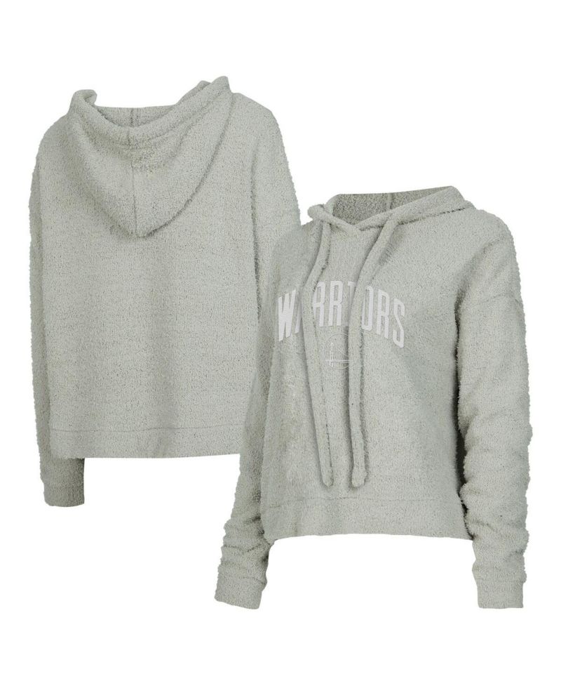 Women's Gray Golden State Warriors Ventura Comfy Pullover Hoodie