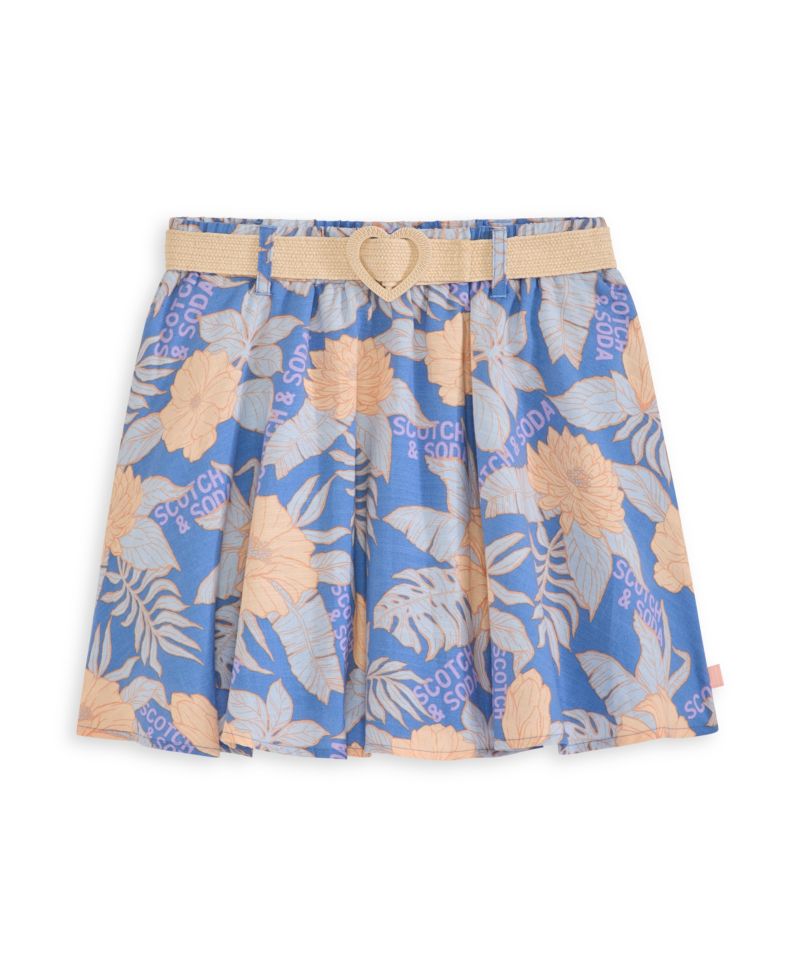Big Girls Elastic Waist Full Skirt