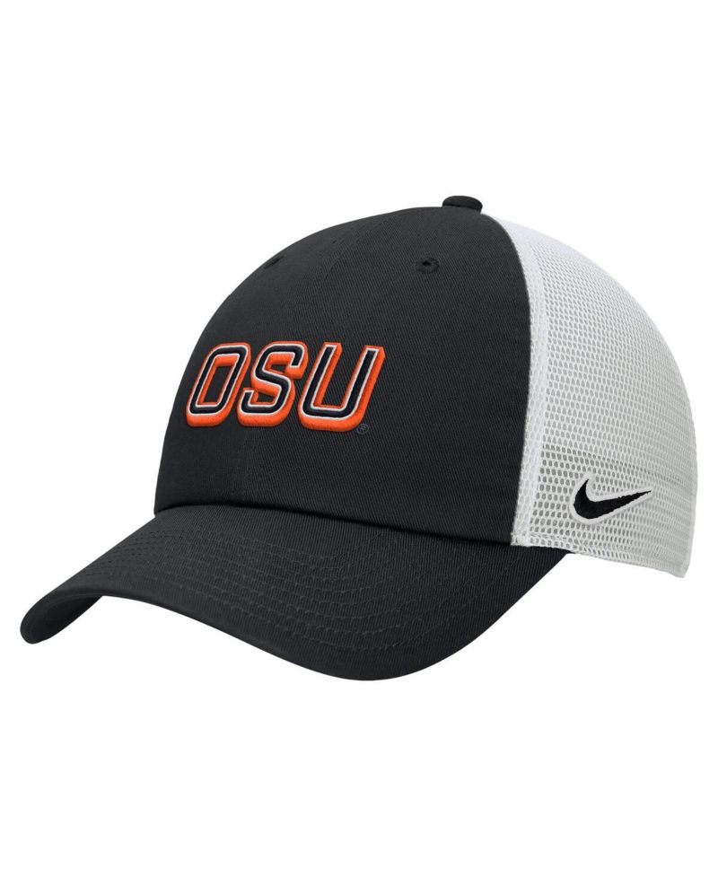 Men's Black Oklahoma State Cowboys On-Field Club Adjustable Trucker Hat