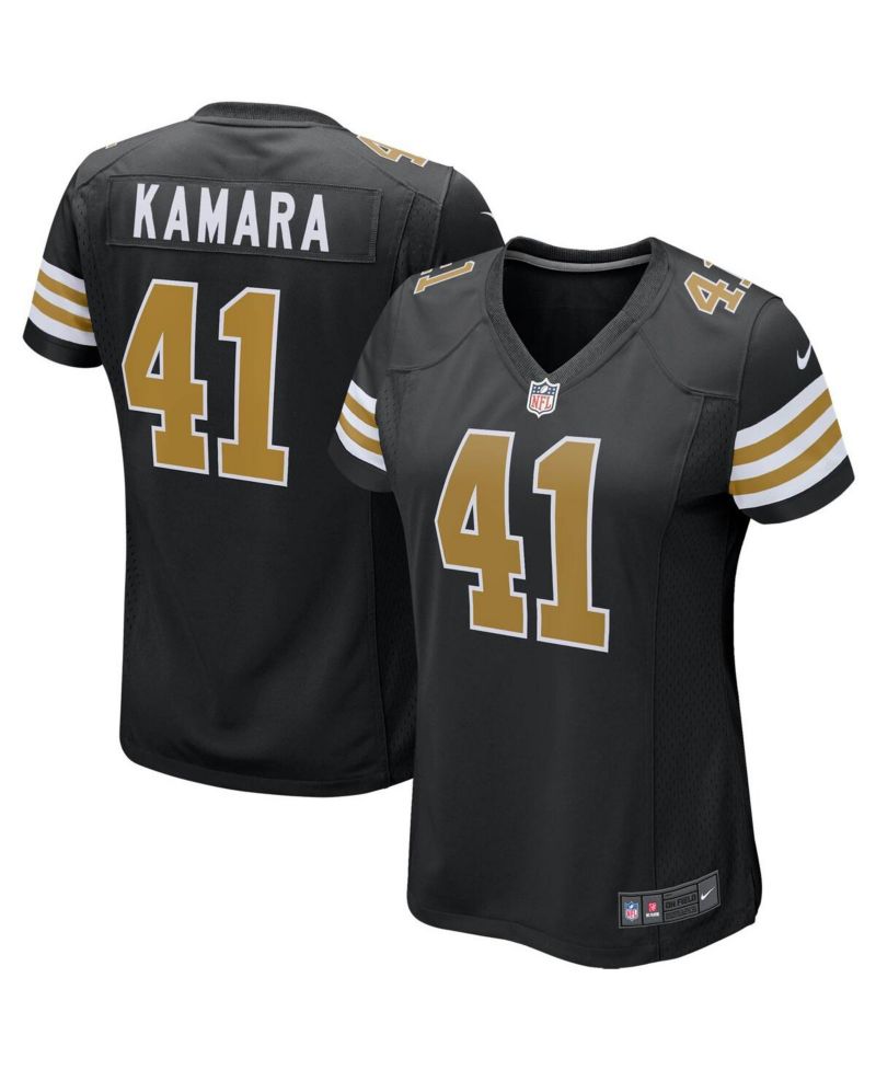 Women's Alvin Kamara Black New Orleans Saints Player Jersey