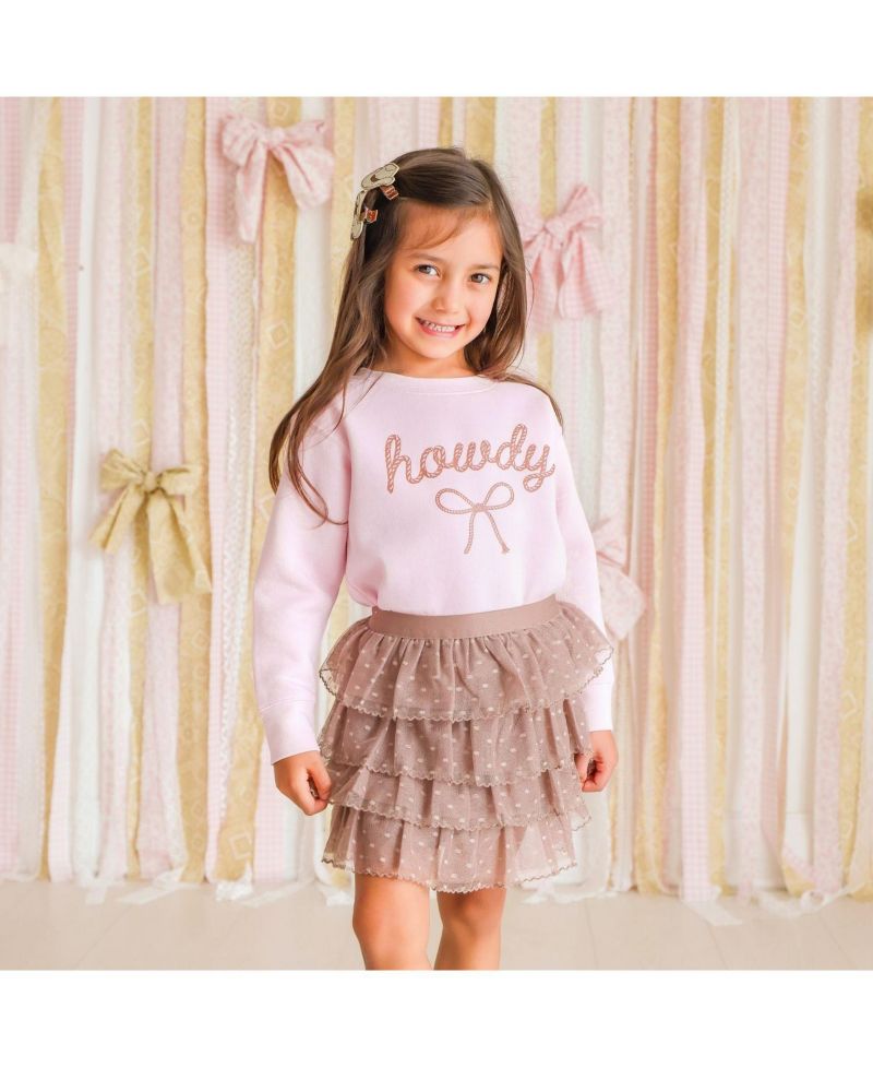 Little Girls (5-8)Howdy Darling Western Sweatshirt