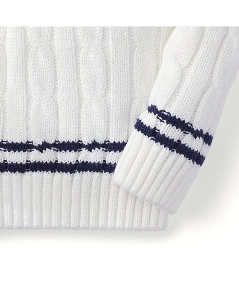 Hope and Henry Boys' Organic Tennis Sweater, Kids