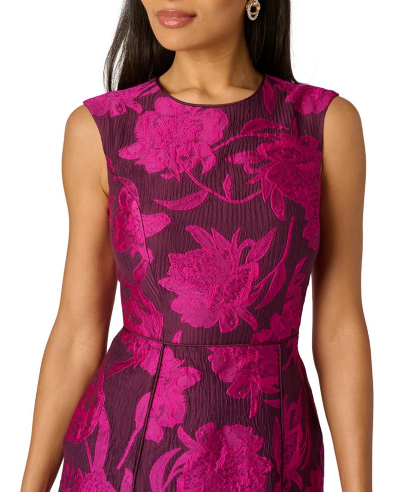 Petite Sleeveless Crewneck Short Dress