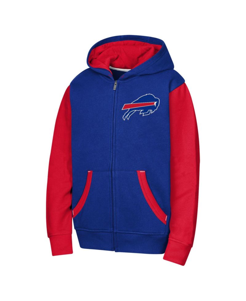 Boys' and Girls' Stadium Full-Zip Colorblock Hoodie