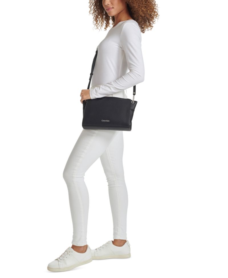 Garnet Adjustable Top Zipper Crossbody