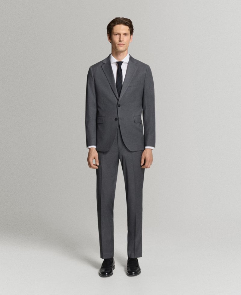 Men's Regular-Fit Cotton Dress Shirt
