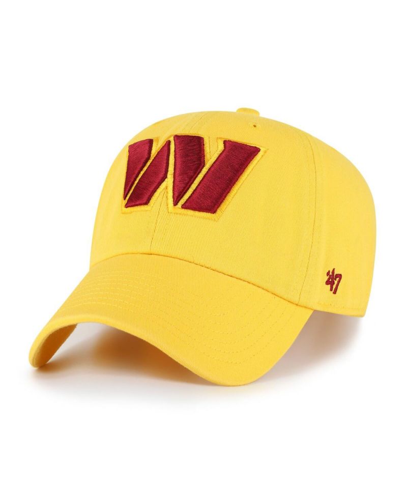 Men's Gold Washington Commanders Cleanup Adjustable Hat