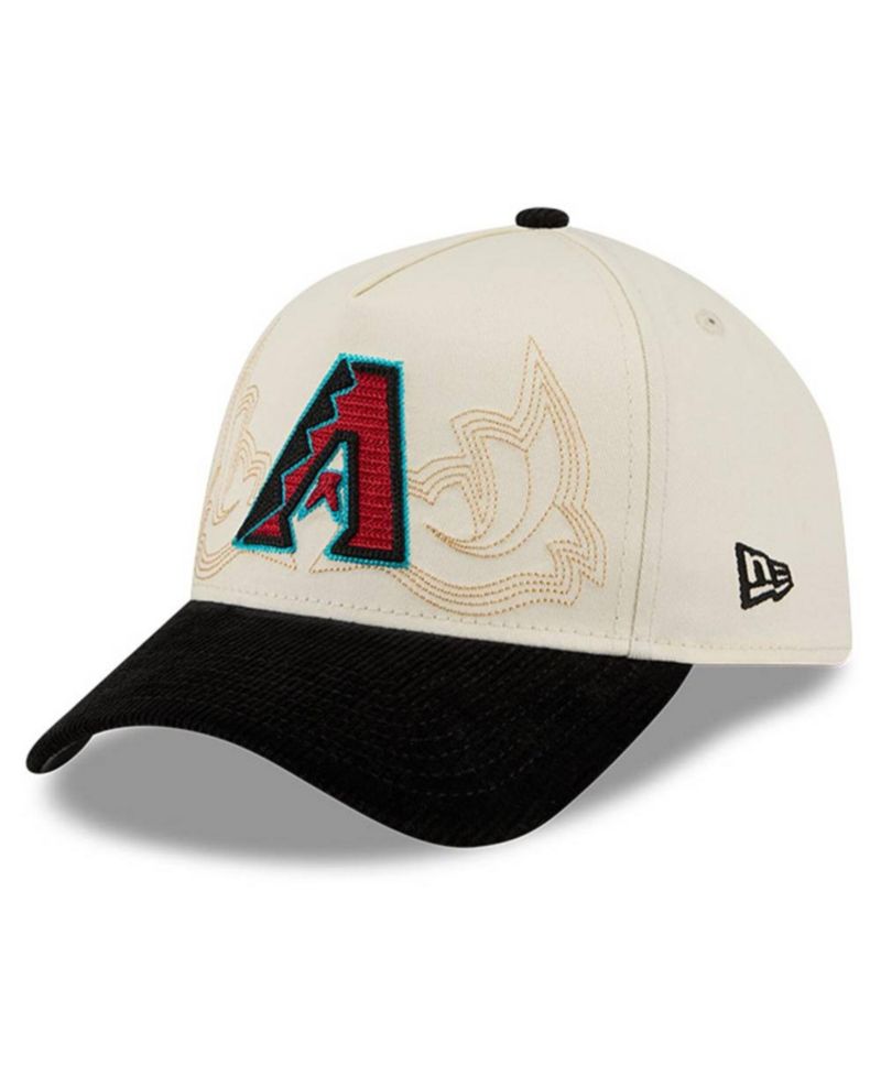 Men's Stone Arizona Diamondbacks Western Stitch 9FORTY A-Frame Adjustable Hat