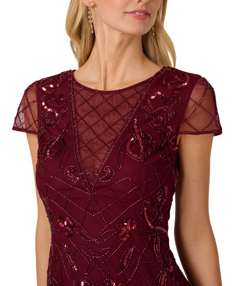 Women's Beaded Sheath Dress