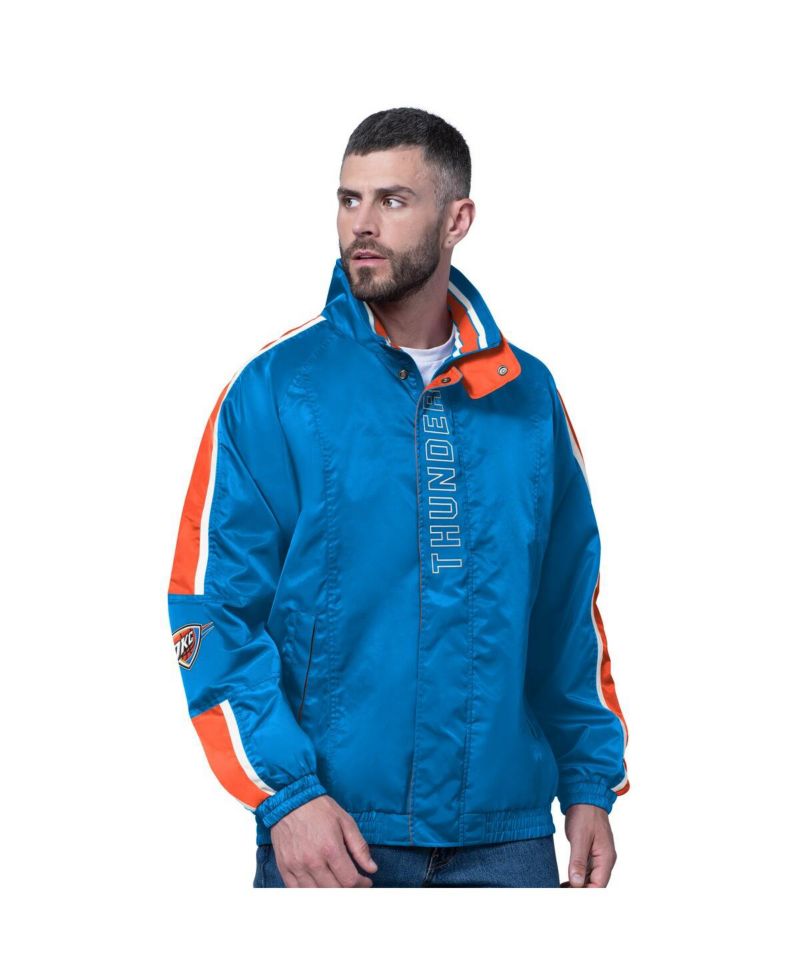 Men's Blue Oklahoma City Thunder Freestyle Lightweight Full-Zip Jacket