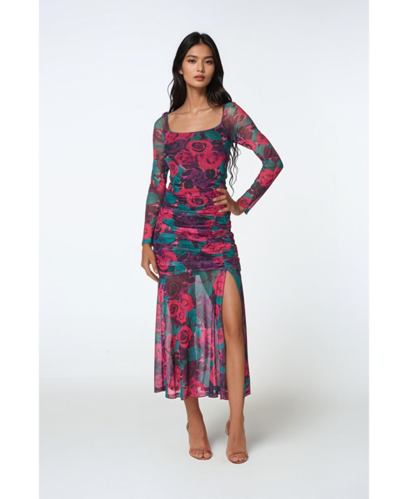 Women's Mesh Open Back Dress