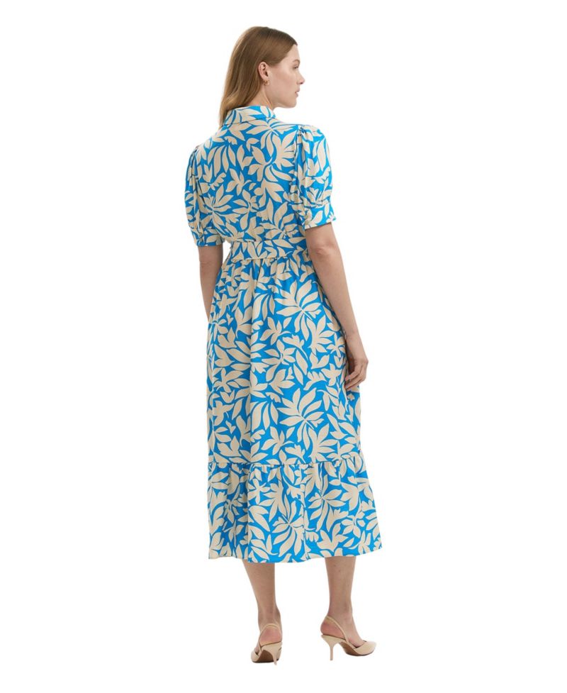Women's Liana Floral-Print Tiered Midi Dress