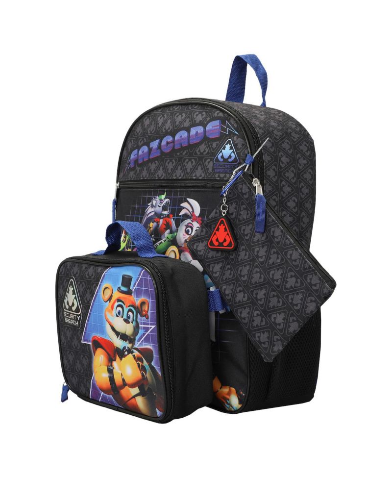 Security Breach Fazcade Youth 5-Piece Backpack Set