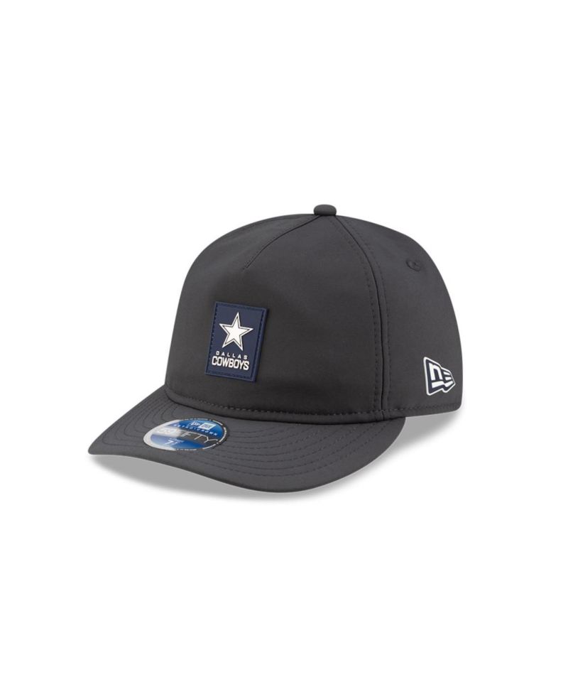 Men's Charcoal Dallas Cowboys 2025 Sideline Cold Weather Retro Crown 59FIFTY Fitted Hat