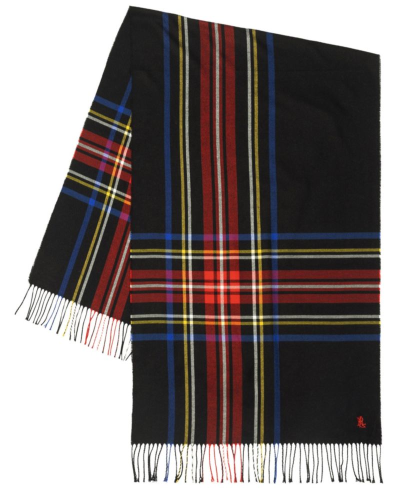 Exploded Plaid Merino Scarf
