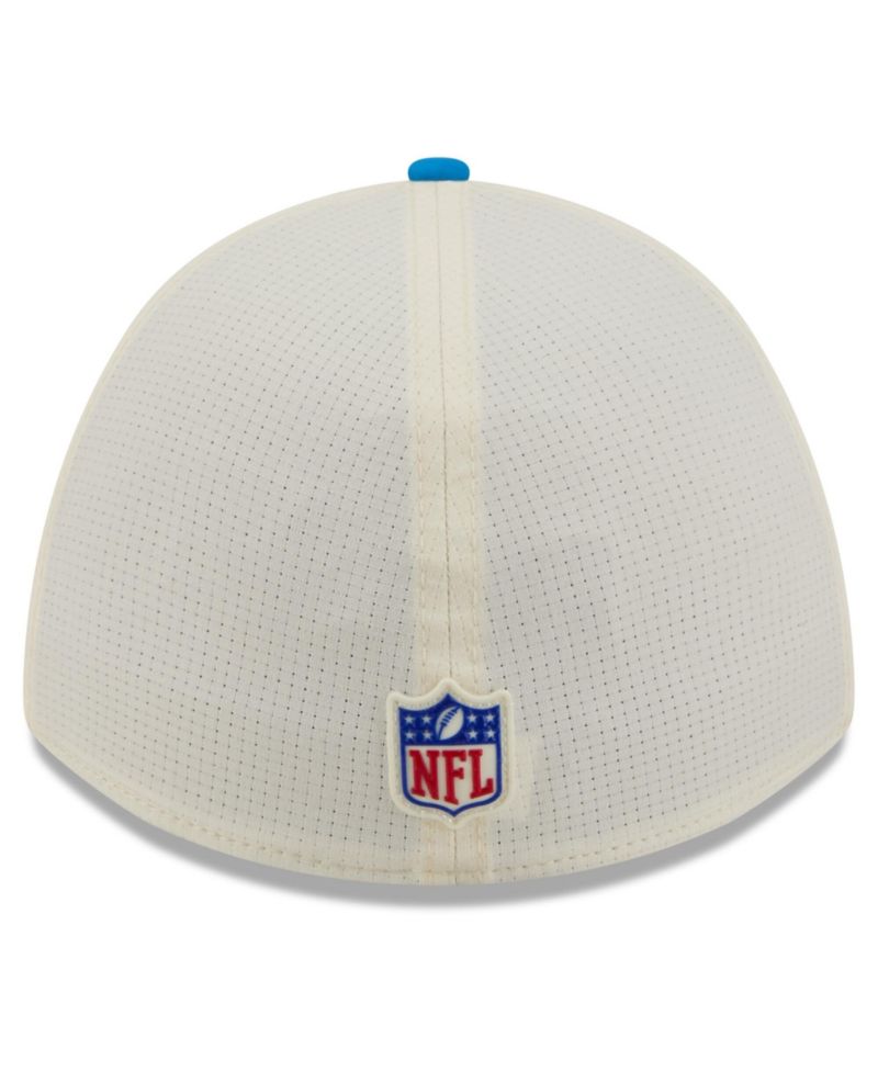 Men's Cream/Blue Detroit Lions 2026 NFL Training Camp 39THIRTY Flex Hat