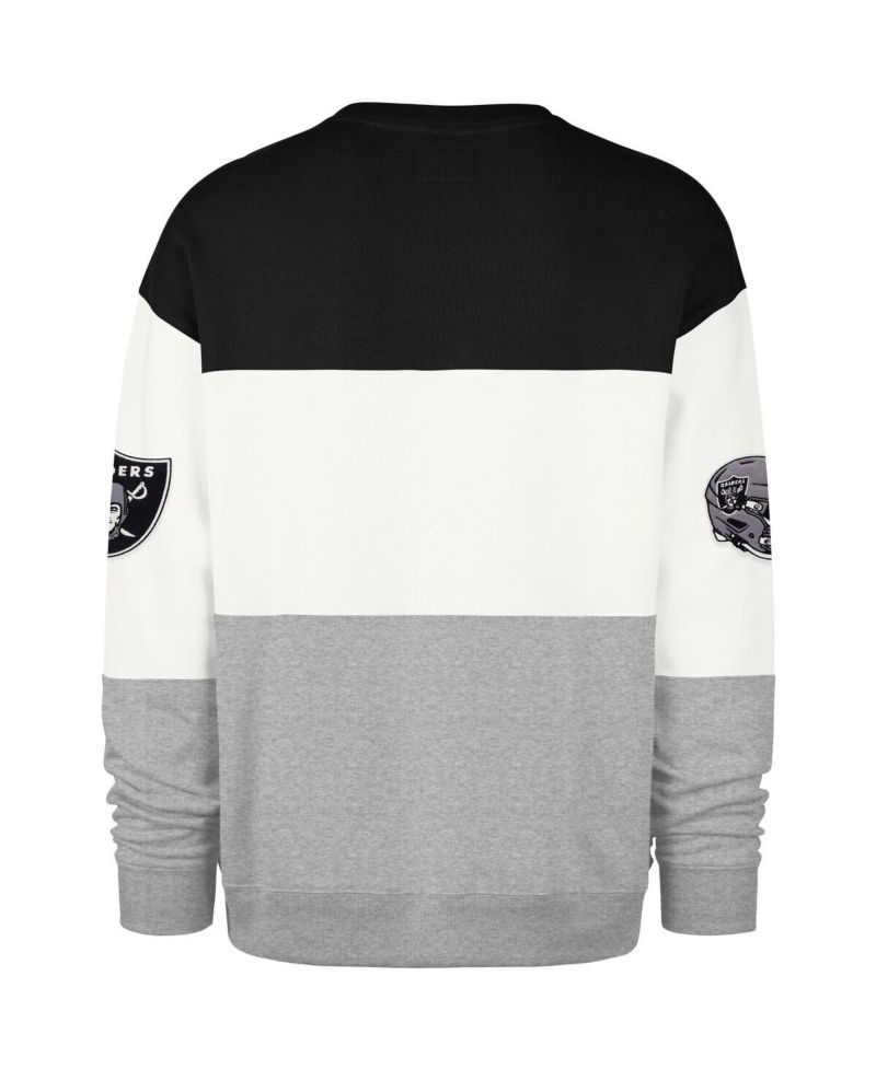 Men's Black/Gray Las Vegas Raiders Breeze Maximalist Sweatshirt