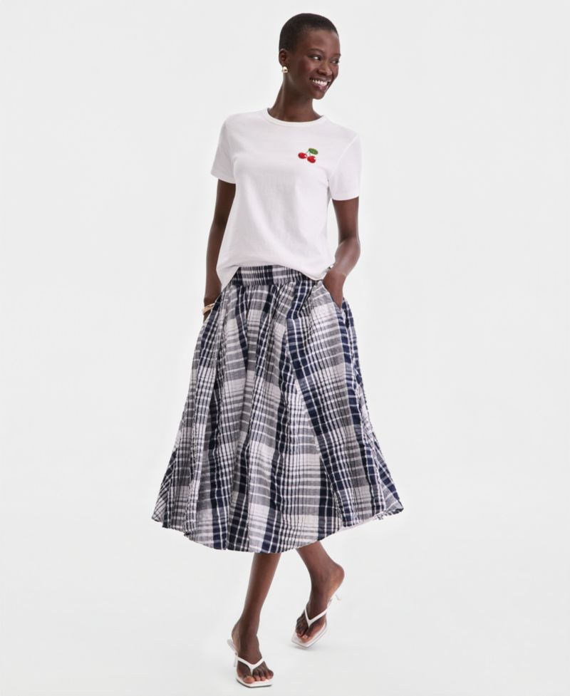 Women's Beaded Cherry Everyday T-Shirt