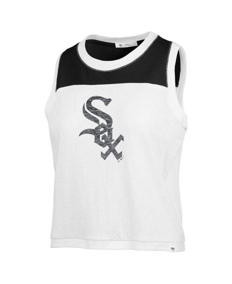 Women's White Chicago White Sox Premier Zoey Waist Length Tank Top