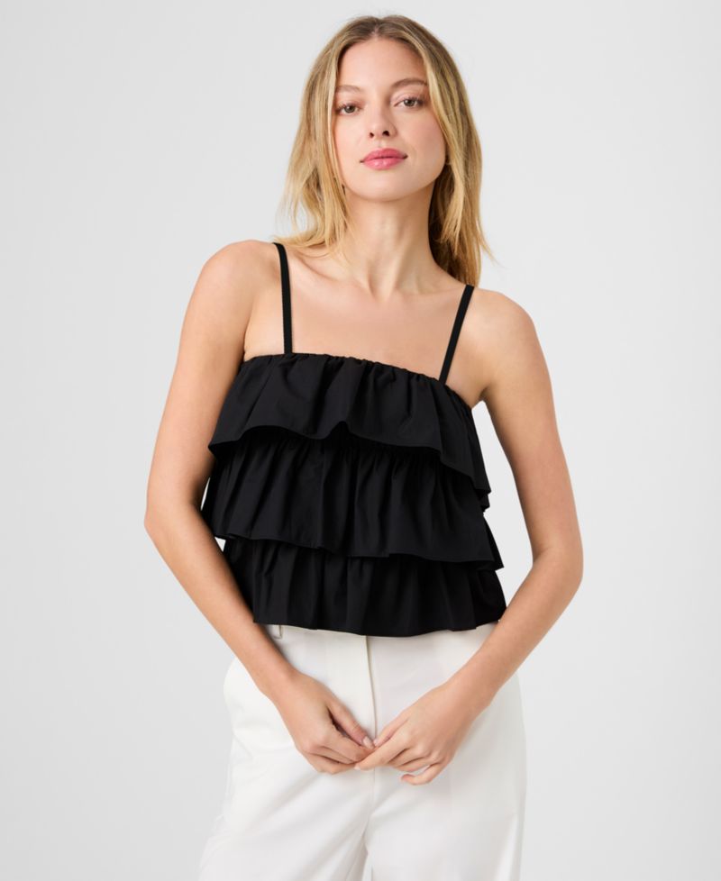 Women's Aimee Ruffle Detail Cotton Top