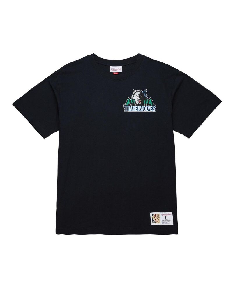 Men's Kevin Garnett Black Minnesota Timberwolves Hardwood Classics NBA Legends T-Shirt