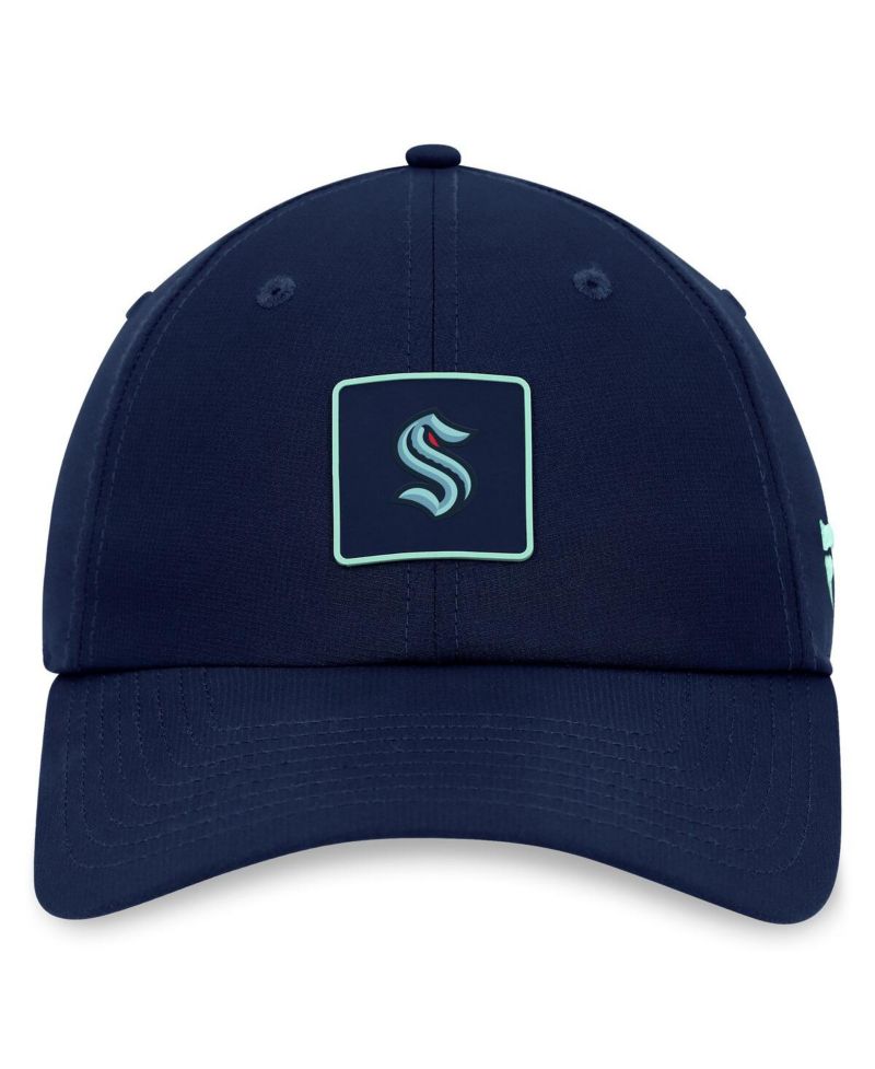 Men's Blue Seattle Kraken Authentic Pro Rink Adjustable Hat