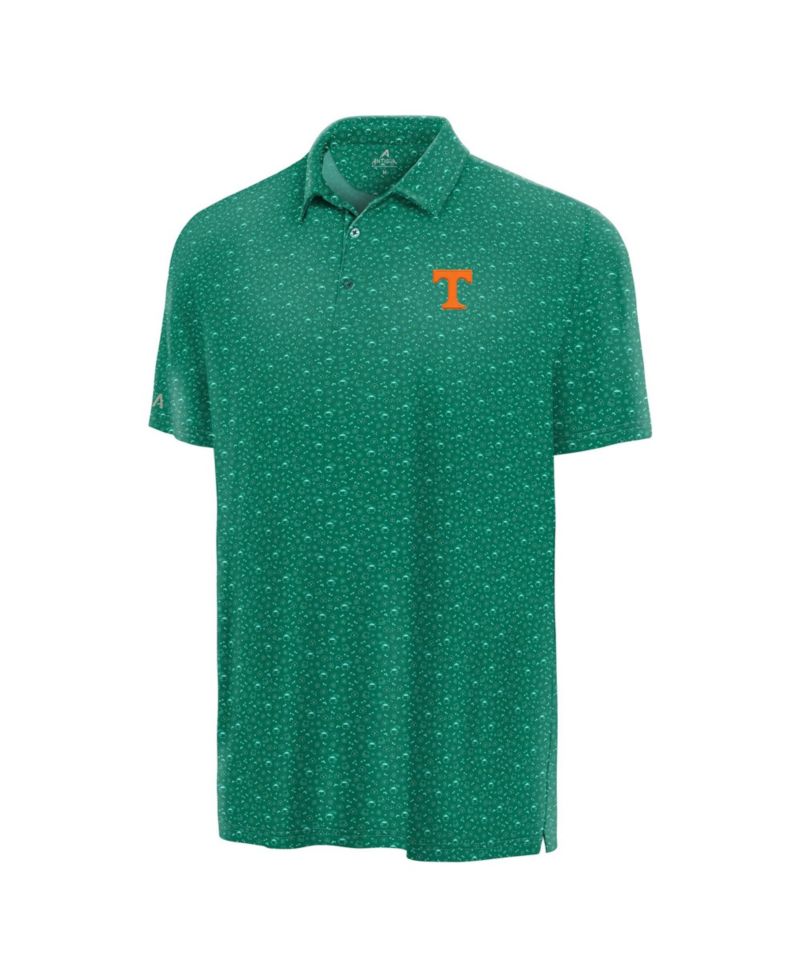 Men's Green Tennessee Volunteers Lucky Run Polo Shirt